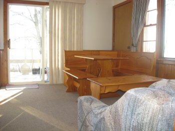 Cabin #14 is an end unit adjacent to Chippewa National Forest Land.