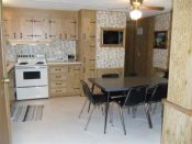 Spacious kitchen in Cabin 5.