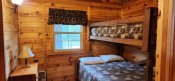 Bedroom in Cabin #7.