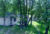 Another exterior view of Cabins 4, 3, 2 and 1.